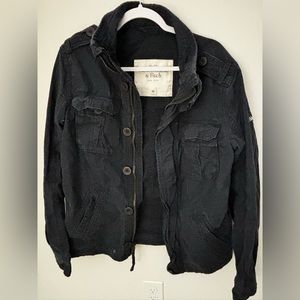 Abercrombie navy cargo jacket